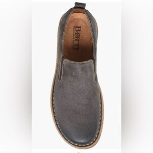 Born Bryson distressed suede slip-on Loafer size 10
